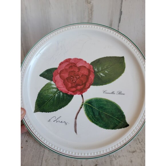 Villieroy Boch Camellia birro rose plate flower vintage home decor kitchen - Picture 3 of 8